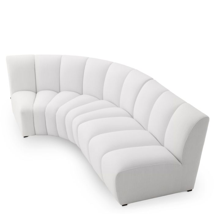 Module d'angle en tissu blanc | Eichholtz Lando