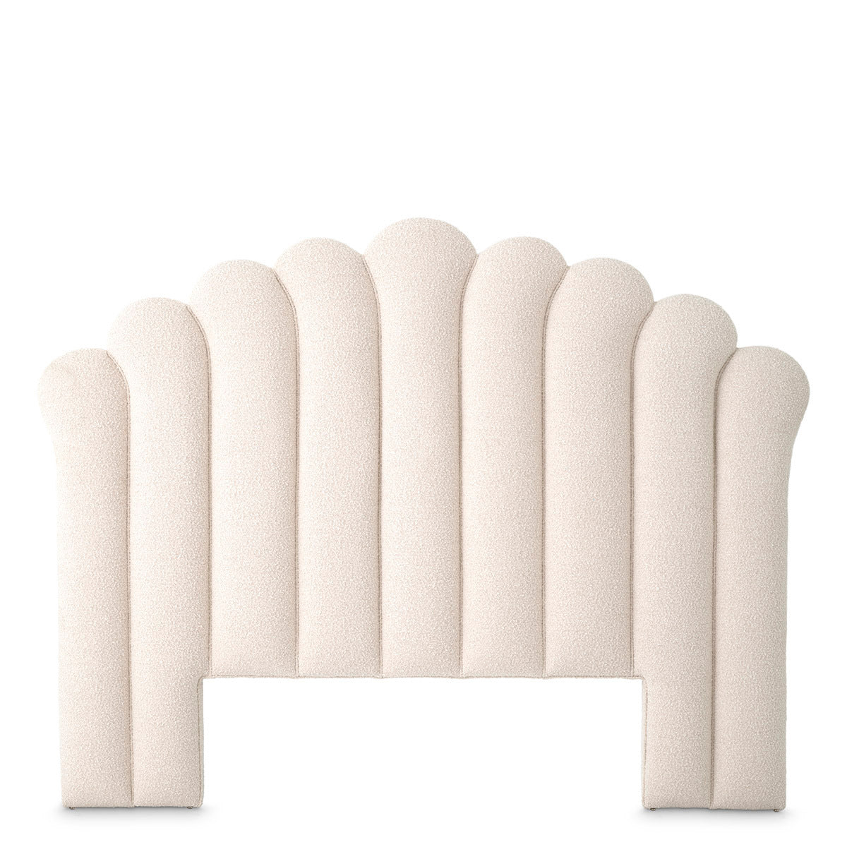 Tête de lit en tissu bouclé crème | Eichholtz Trapezium - vue principale | REMO-HOME