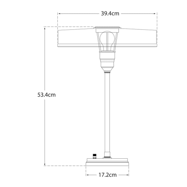 Lampe de table Carlo White Lamp | Andrew Martin - vue de détail | REMO-HOME
