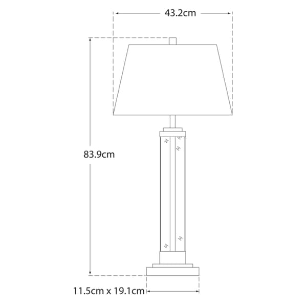 Lampe de table Wright | Andrew Martin - vue de détail | REMO-HOME
