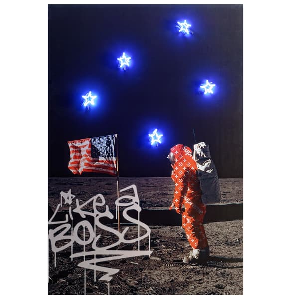 Sculpture néon Neon - Like A Boss 80X120 | Andrew Martin - vue principale | REMO-HOME