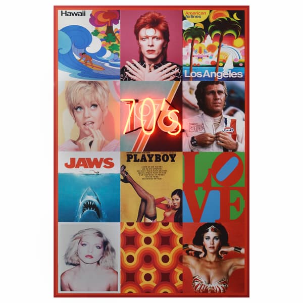 Sculpture néon Neon - The Seventies 80X120 | Andrew Martin - vue principale | REMO-HOME