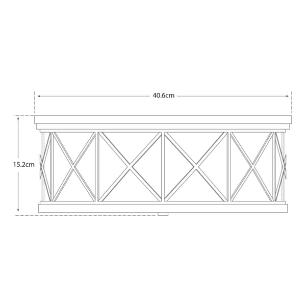 Plafonnier Montpelier Flush Bronze | Andrew Martin - vue de détail | REMO-HOME