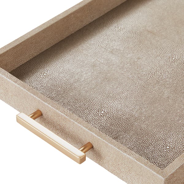 Objet décoratif Porto Tray Cream Decorative | Andrew Martin - vue de détail | REMO-HOME
