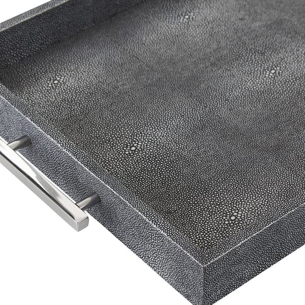 Objet décoratif Porto Tray Grey Decorative | Andrew Martin - vue de détail | REMO-HOME