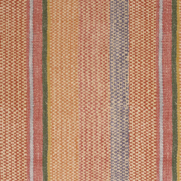 Tissu d'ameublement Oxus Orange/Multicoloured | Andrew Martin - vue de détail | REMO-HOME