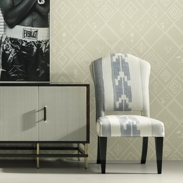 Tissu d'ameublement Indus Denim | Andrew Martin - vue de détail | REMO-HOME