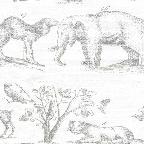 Tissu d'ameublement Jungle Grey | Andrew Martin - vue principale | REMO-HOME