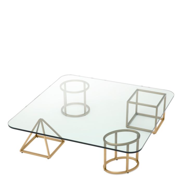 Table basse en laiton brossé | Eichholtz Speiser