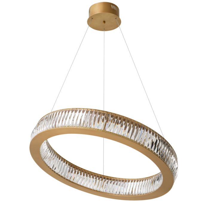 Lustre doré en verre cristal | Eichholtz Vancouver L