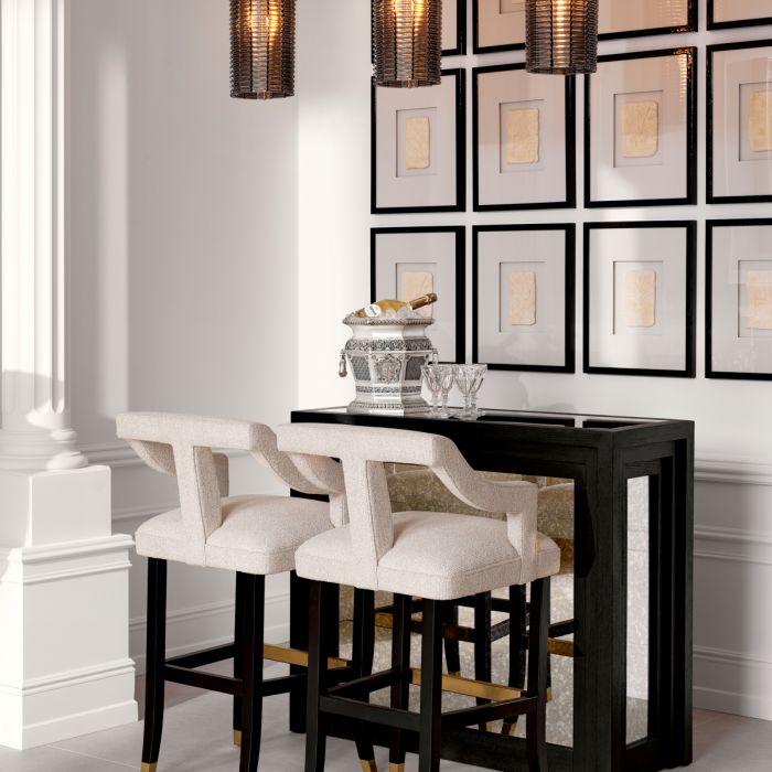 Tabouret de comptoir | Eichholtz Roumier - vue de détail | REMO-HOME