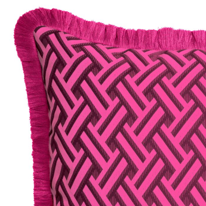 Coussin carré en tissu rose | Eichholtz Doria L