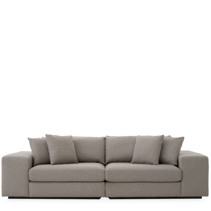 Canapé 2-3 places en tissu gris | Eichholtz Vista Grande