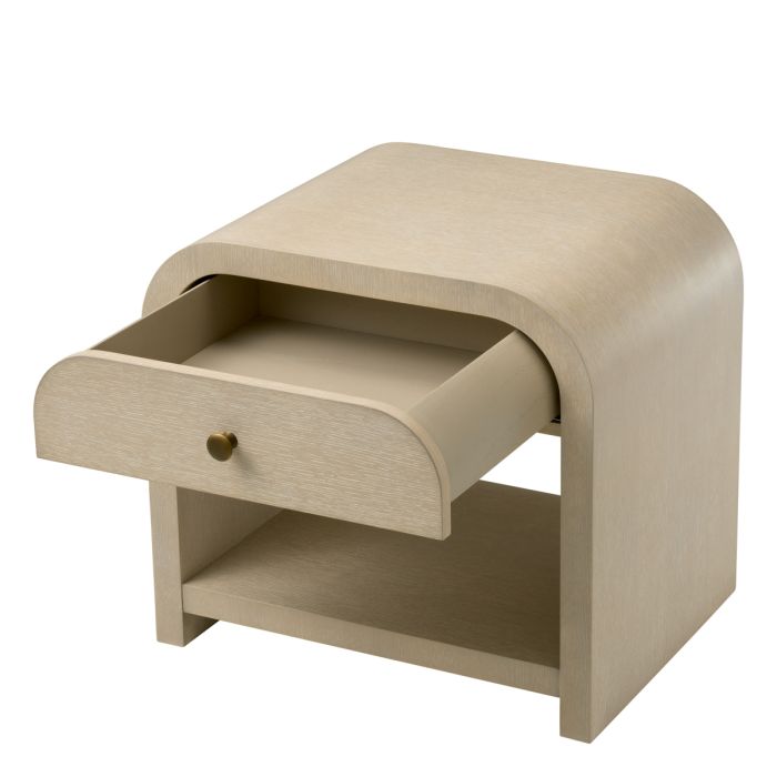 Table de chevet en chêne blanchi | Eichholtz Rhodes