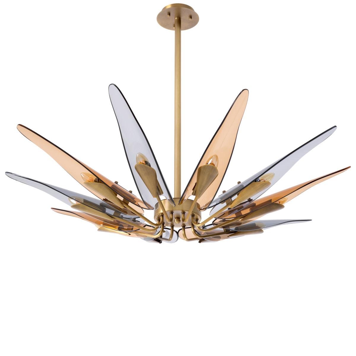 Chandelier en laiton antique | Eichholtz Sky - vue de détail | REMO-HOME