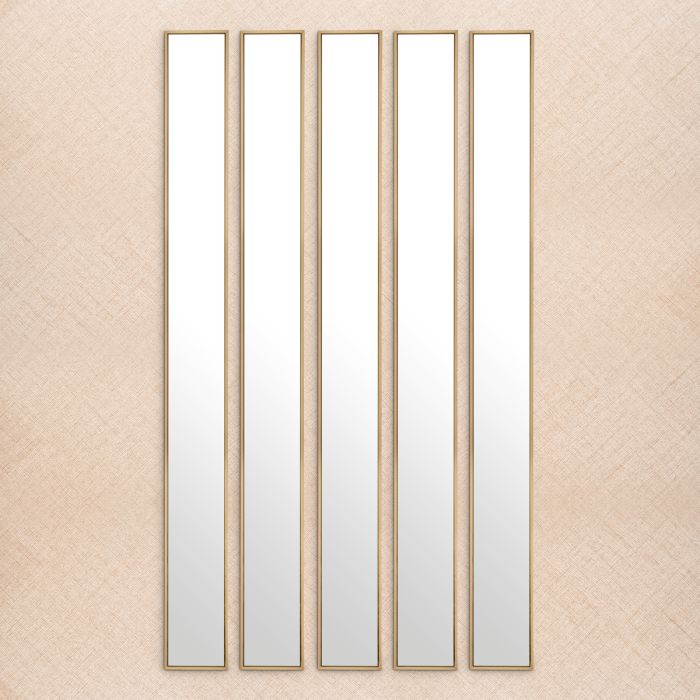 Miroir rectangulaire en laiton brossé | Eichholtz Redondo M