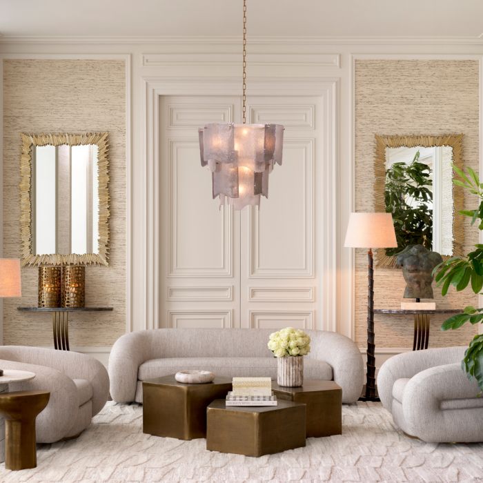Tapis en laine beige 300 x 400 cm | Eichholtz Sestri