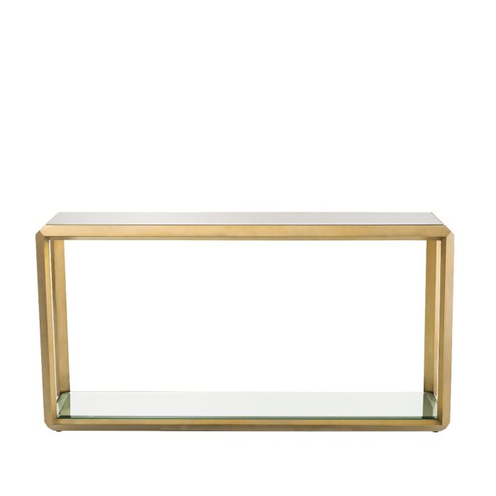 Console dorée en verre fumé | Eichholtz Callum
