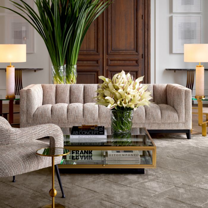 Tapis en tissu gris 300 x 400 cm | Eichholtz La Belle