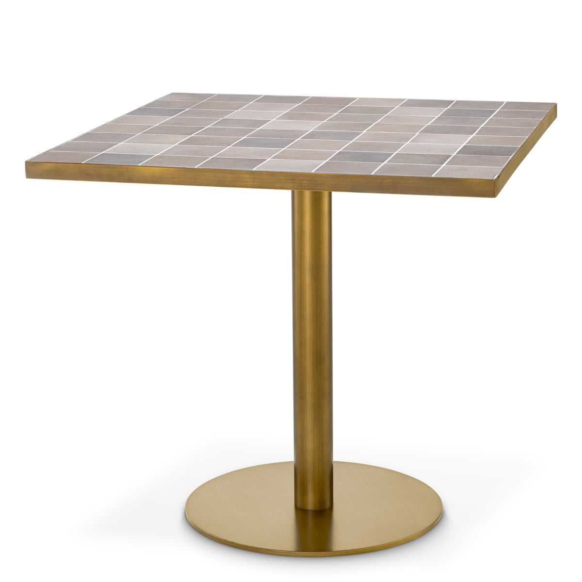 Table de salle à manger en laiton antique | Eichholtz Colton - vue de détail | REMO-HOME