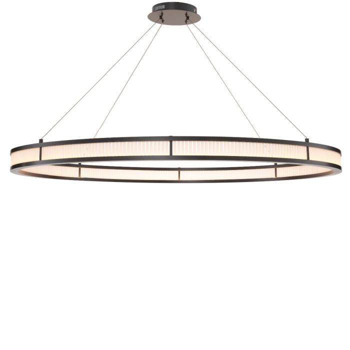Lustre en bronze et en verre mat | Eichholtz Damien XL