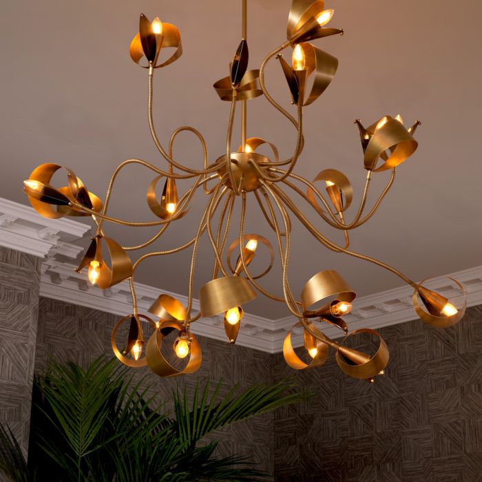 Lustre doré en laiton | Eichholtz Corrientes