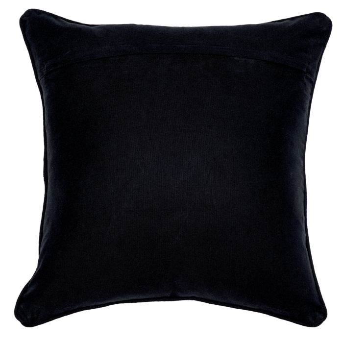 Coussin carré en tissu doré/noir | Eichholtz Splender