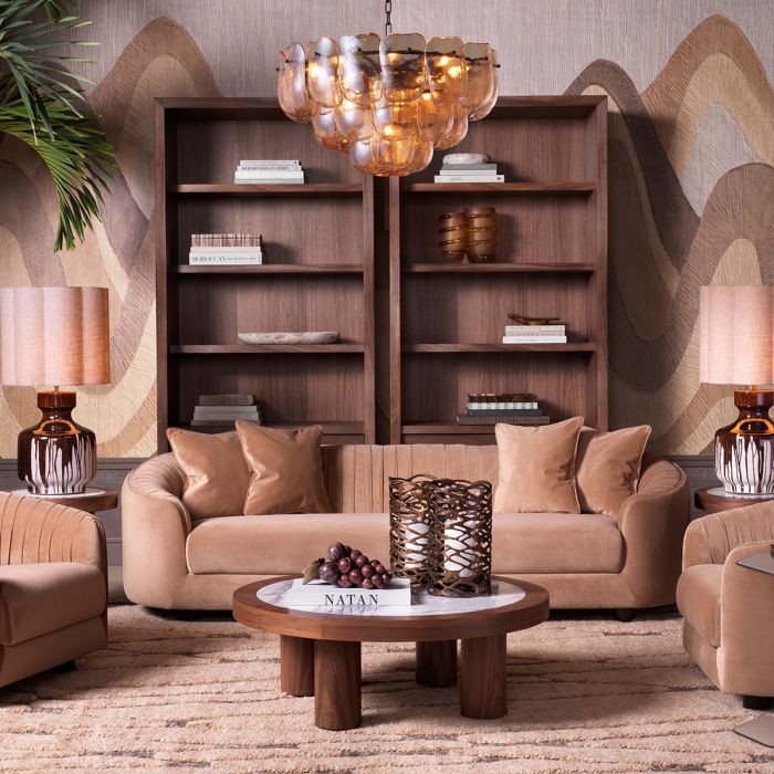 Vase en verre ambré | Eichholtz Eiiano L