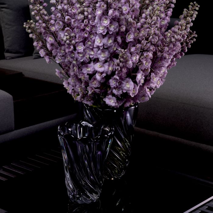 Vase en verre soufflé gris | Eichholtz Contessa L