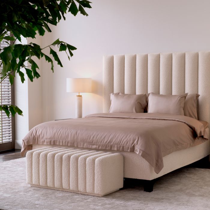 Banc molletonné blanc | Eichholtz Bente