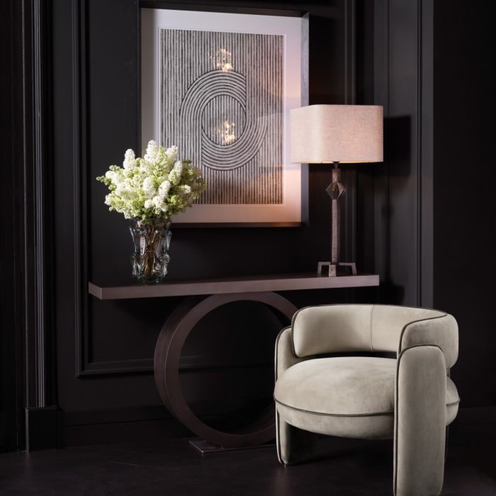 Vase en verre soufflé transparent | Eichholtz Aila L