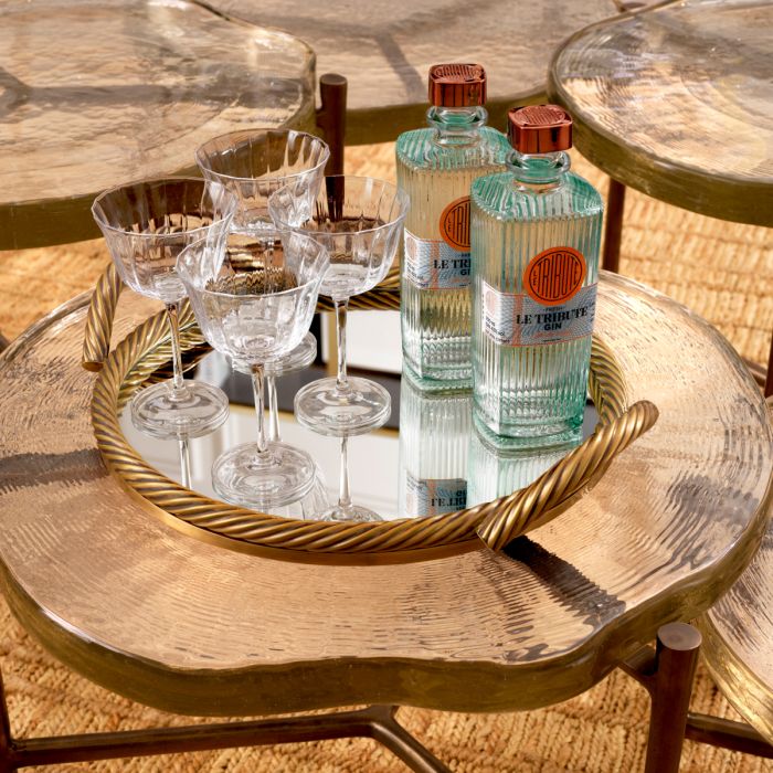 Plateau rond en laiton | Eichholtz Salvi L