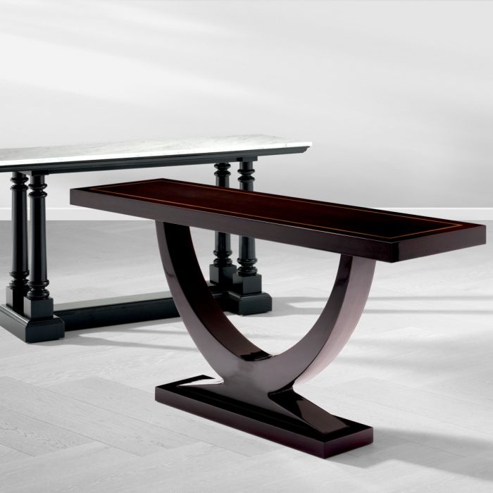 Console en eucalyptus fumé brillant | Eichholtz Umberto