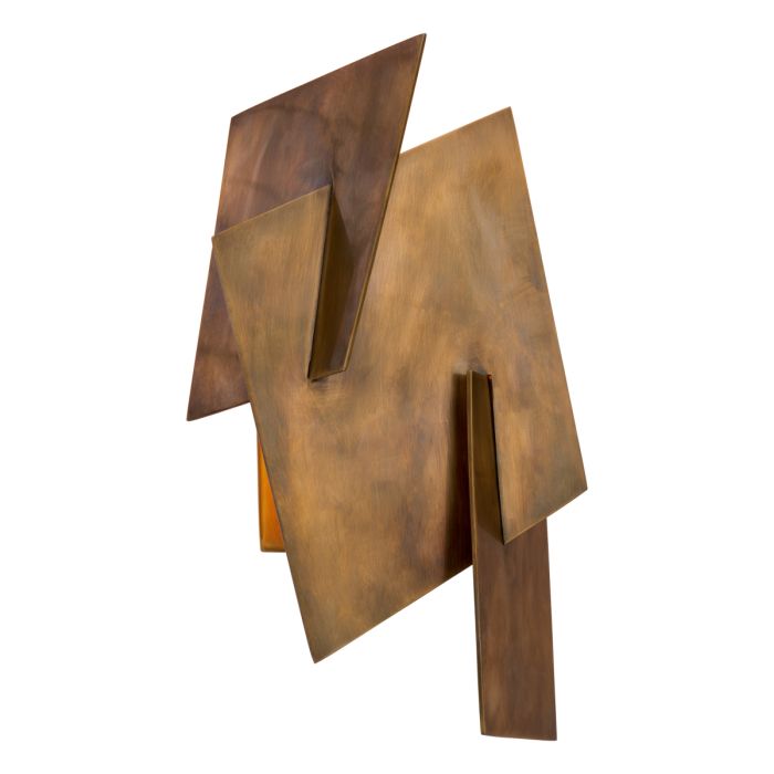 Applique murale dorée en laiton vieilli | Eichholtz Origami