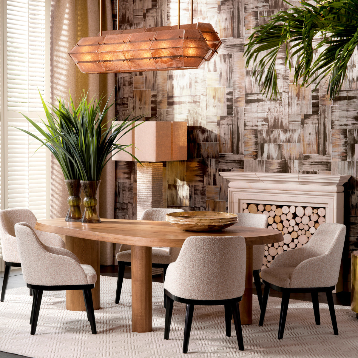 Table à manger en chêne récupéré | Eichholtz Prelude - vue de détail | REMO-HOME