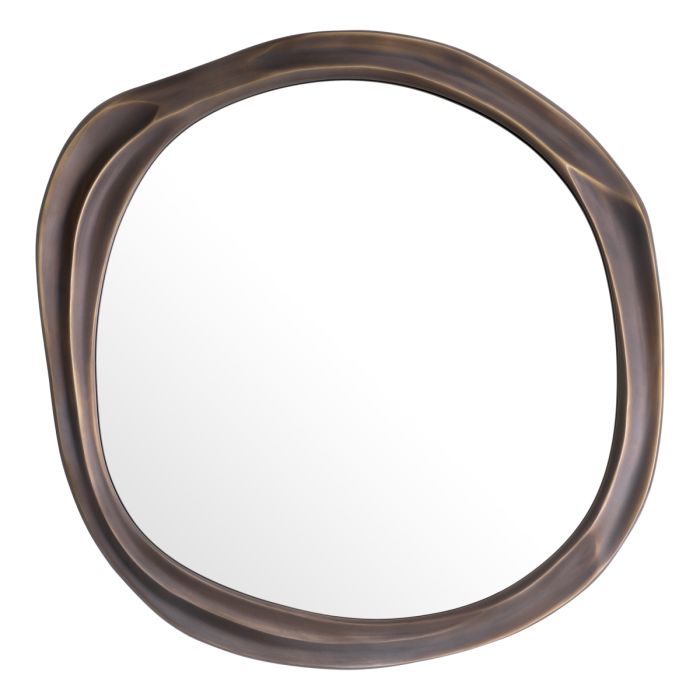 Miroir oval en bronze | Eichholtz Karma S