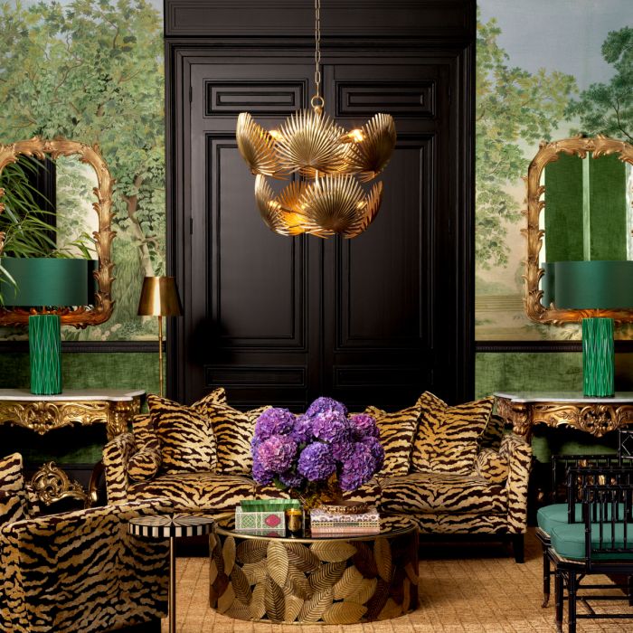 Coussin carré en tissu zébré | Eichholtz Tigris S