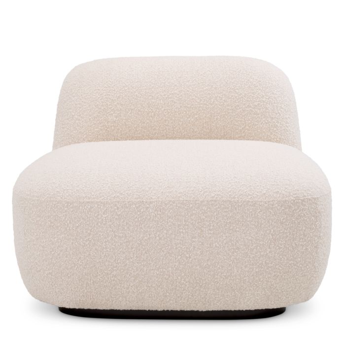 Fauteuil bouclé crème | Eichholtz Bjorn