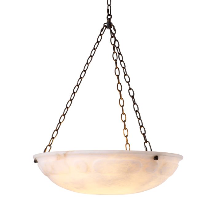Lustre en bronze et albâtre | Eichholtz Novara