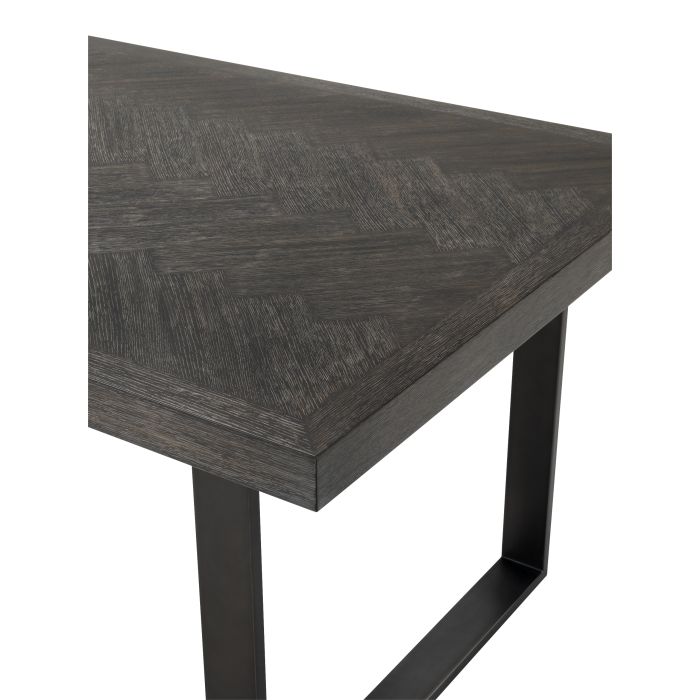 Table à manger en chêne anthracite 230 cm | Eichholtz Melchior
