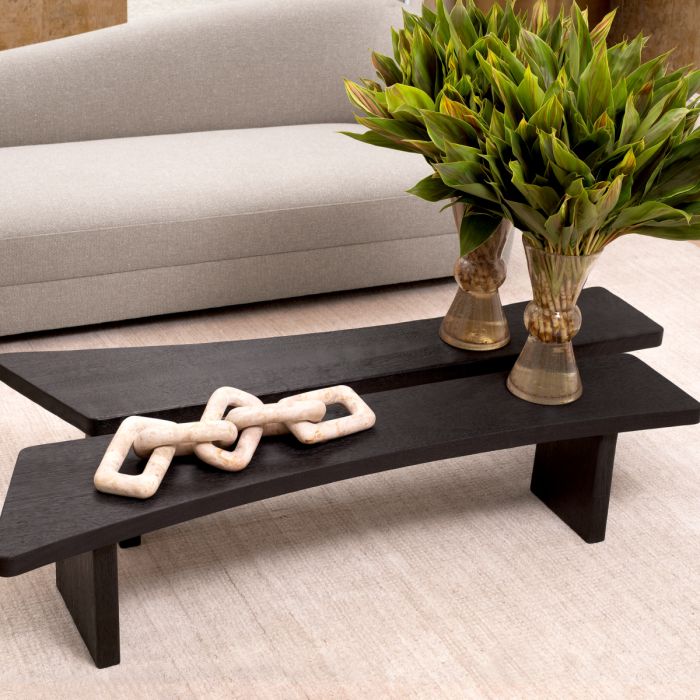 Table basse en bois anthracite | Eichholtz Hoffman Left