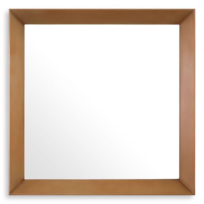 Miroir carré en laiton cuivré | Eichholtz Othello