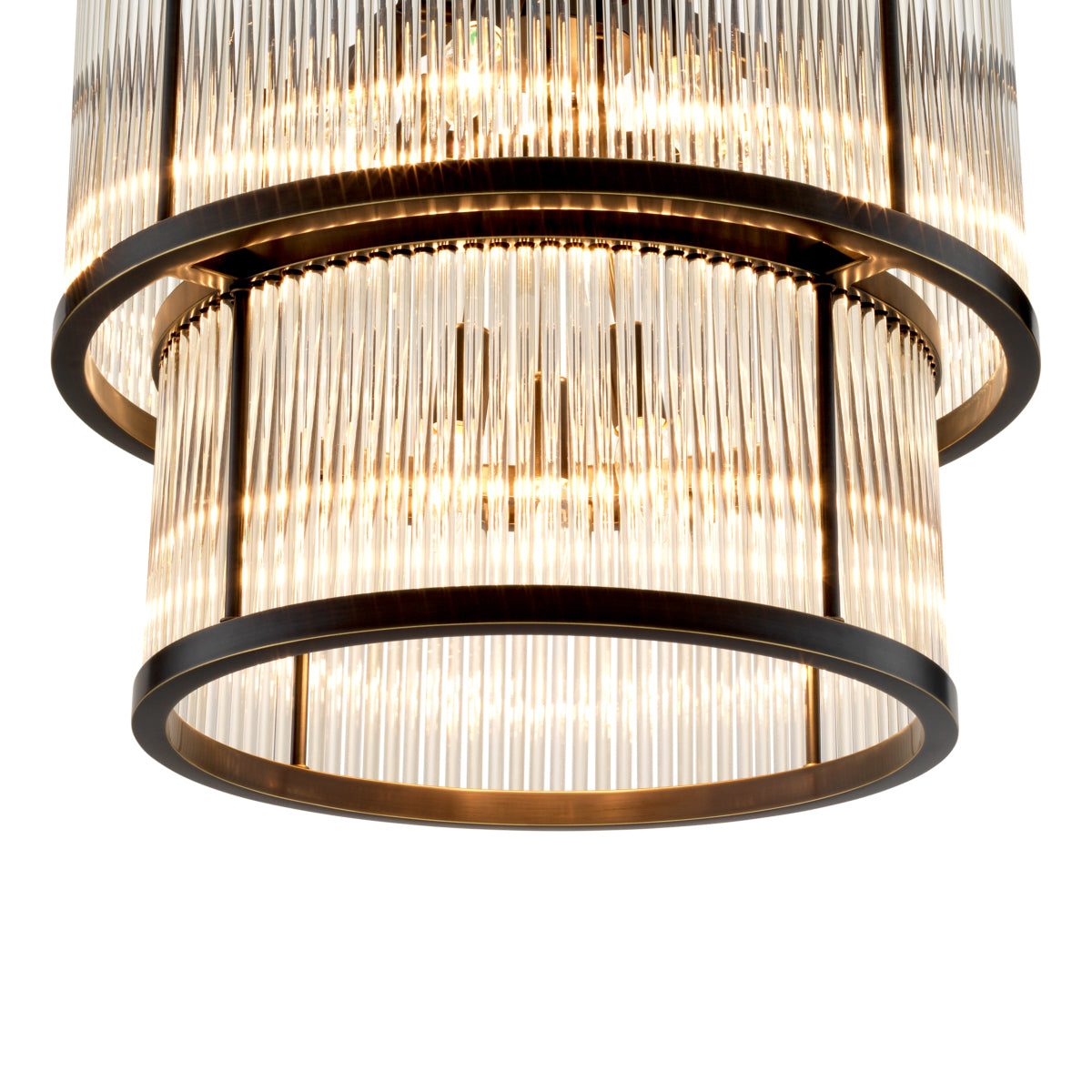 Chandelier en finition bronze highlight | Eichholtz Pasadena - vue de détail | REMO-HOME