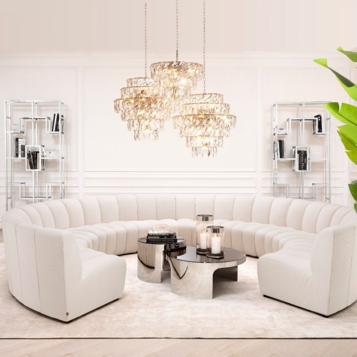 Module en tissu blanc | Eichholtz Lando