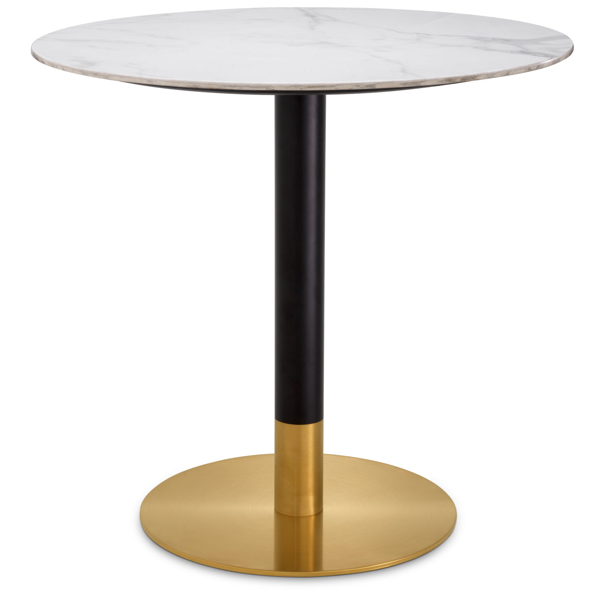 Table de salle à manger en faux marbre blanc | Eichholtz Trevor - vue de détail | REMO-HOME