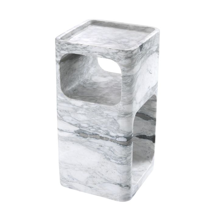 Table d'appoint en marbre blanc | Eichholtz Adler