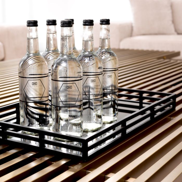 Plateau en verre noir | Eichholtz Giacomo