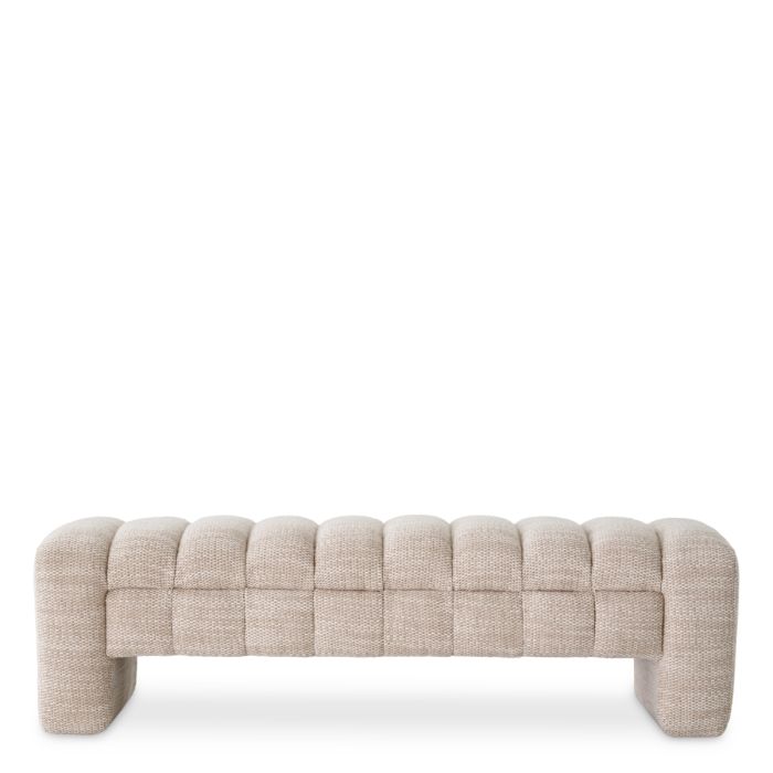 Banc en tissu sable | Eichholtz Taranto