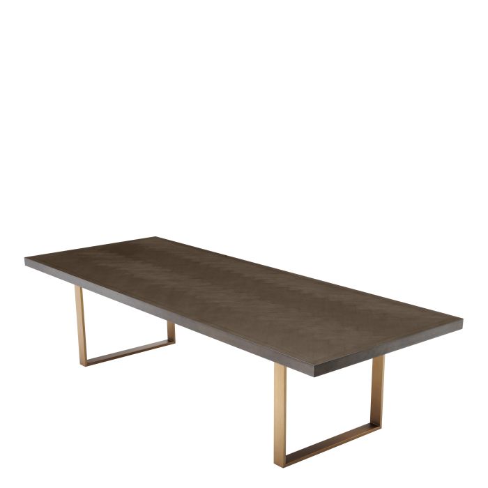 Table à manger en chêne brun 300 cm | Eichholtz Melchior