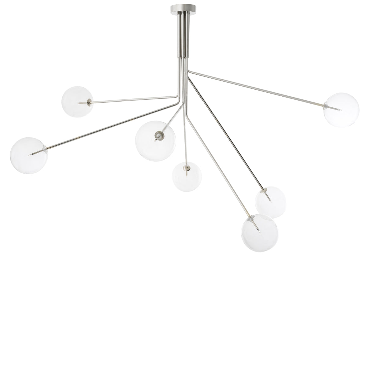 Chandelier en nickel | Eichholtz Topaz - vue de détail | REMO-HOME